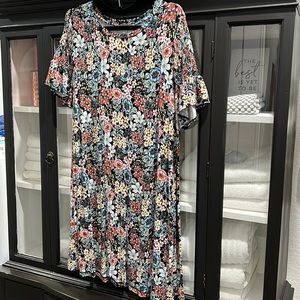 Loft Floral Dress Size Large